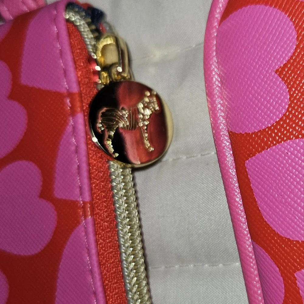 Set of Two Dabney Lee Cosmetic - Coin - Key #LOVEYOU Bag - Purse NWT